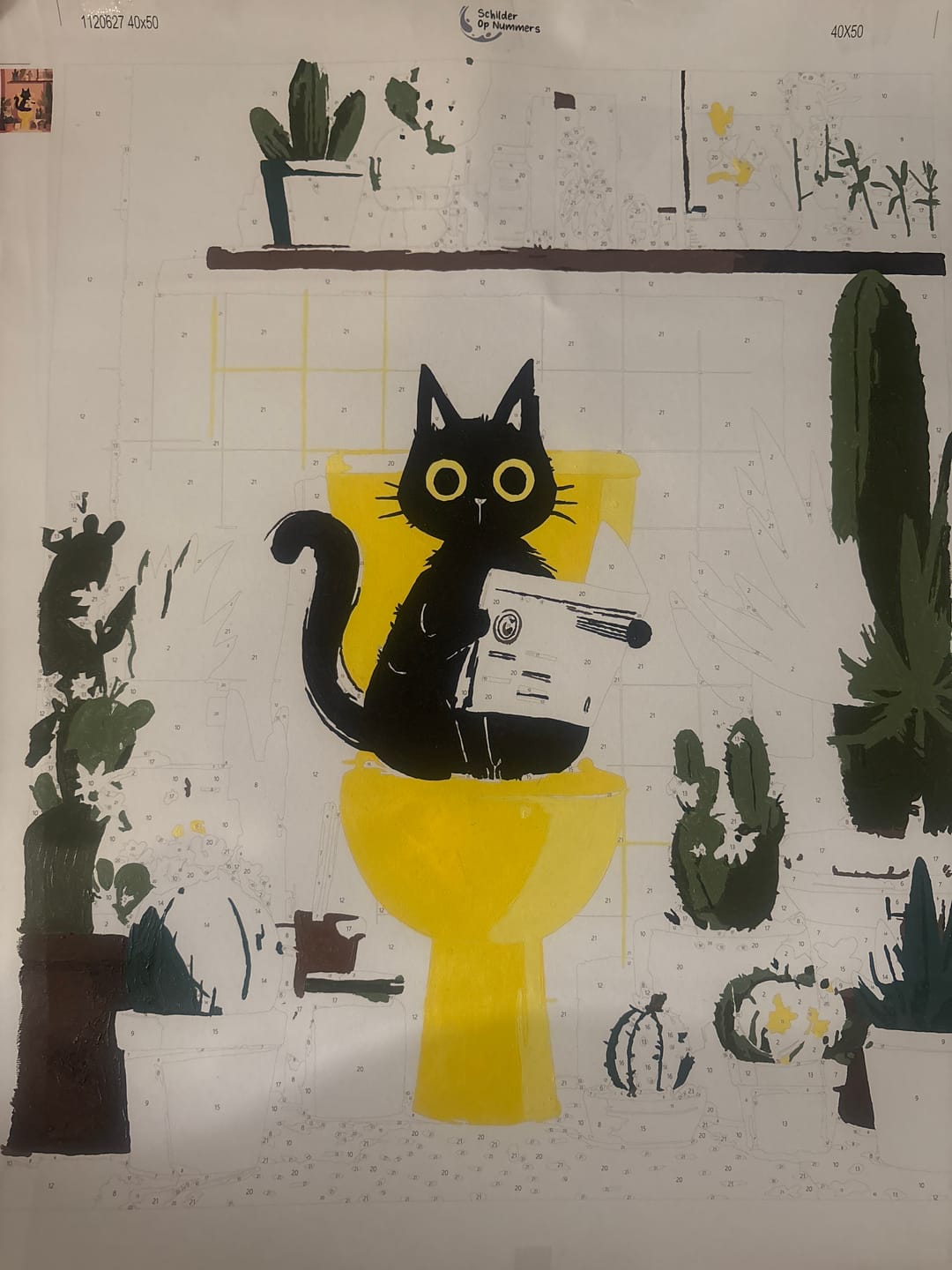 Customer photo review of De zwarte kat op het toilet