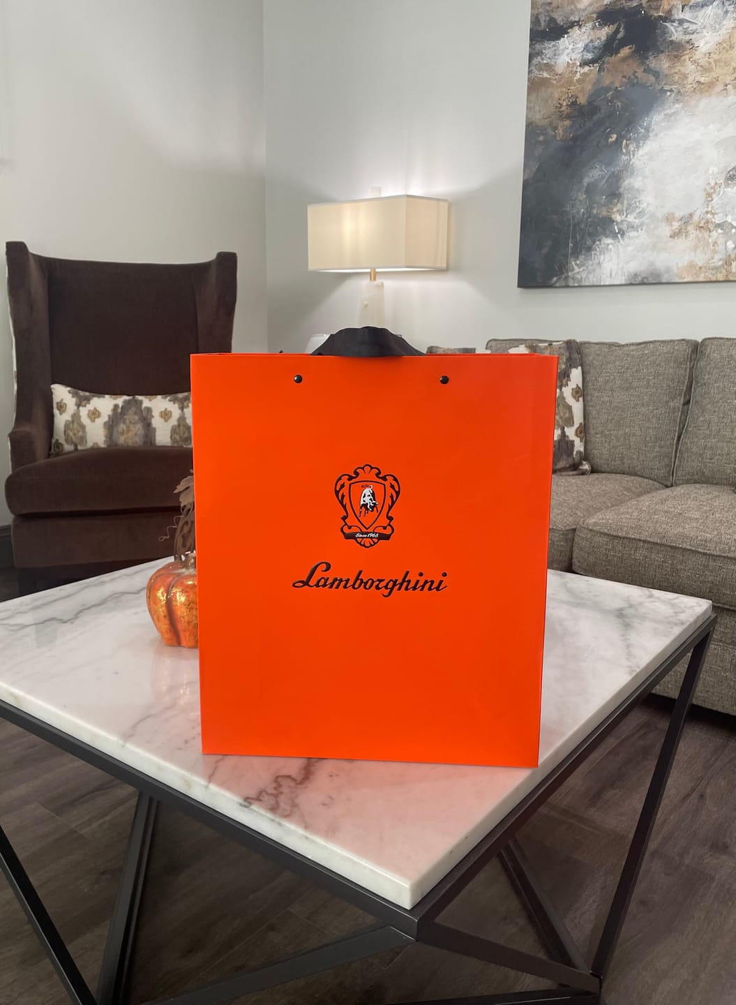 Customer photo review of Lamborghini Oro Vino Spumante with Gift Set (2025)
