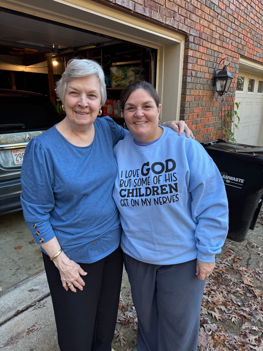 Customer photo review of Some of God's Children Sweatshirt
