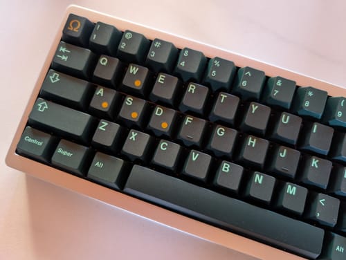 Customer photo review of KEYKOBO OHM ABS TRIPLE-SHOT KEYCAP SET