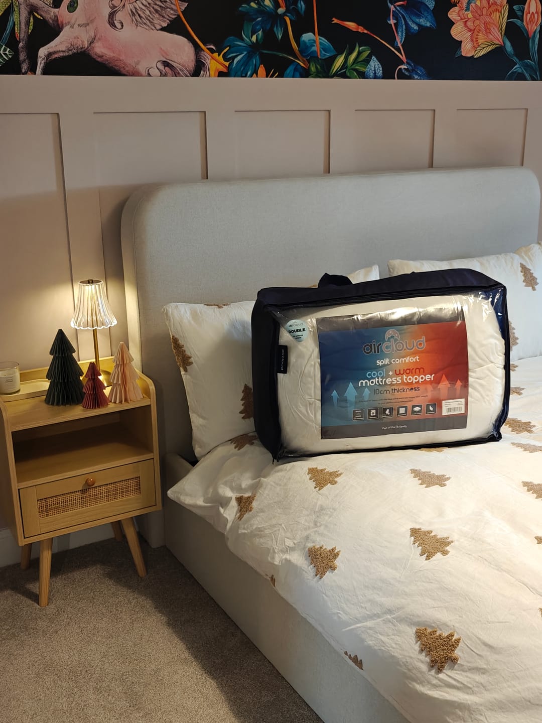 Customer photo review of 10CM Cool & Warm Mattress Topper