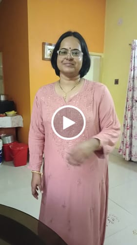 Customer video review of Nazakat Yellow Long Cotton Kurta