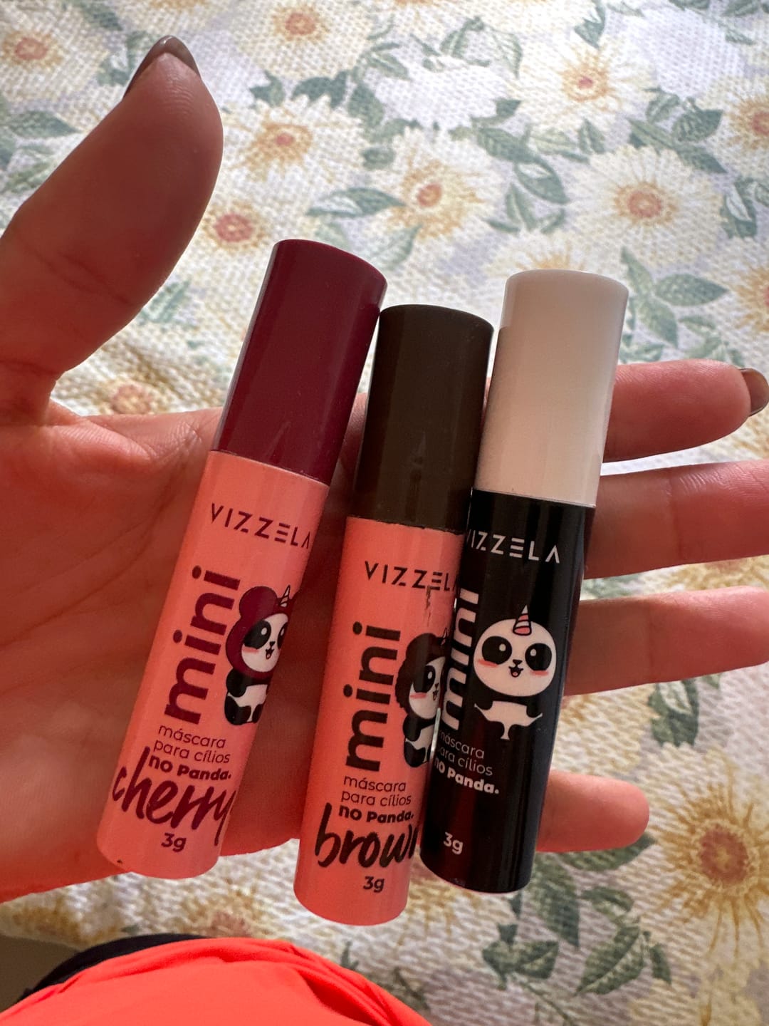 Customer photo review of Kit 3 Mini Máscaras - Vizzela