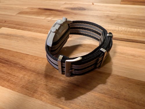 Customer photo review of NTTD Bond Nylon Watch Strap