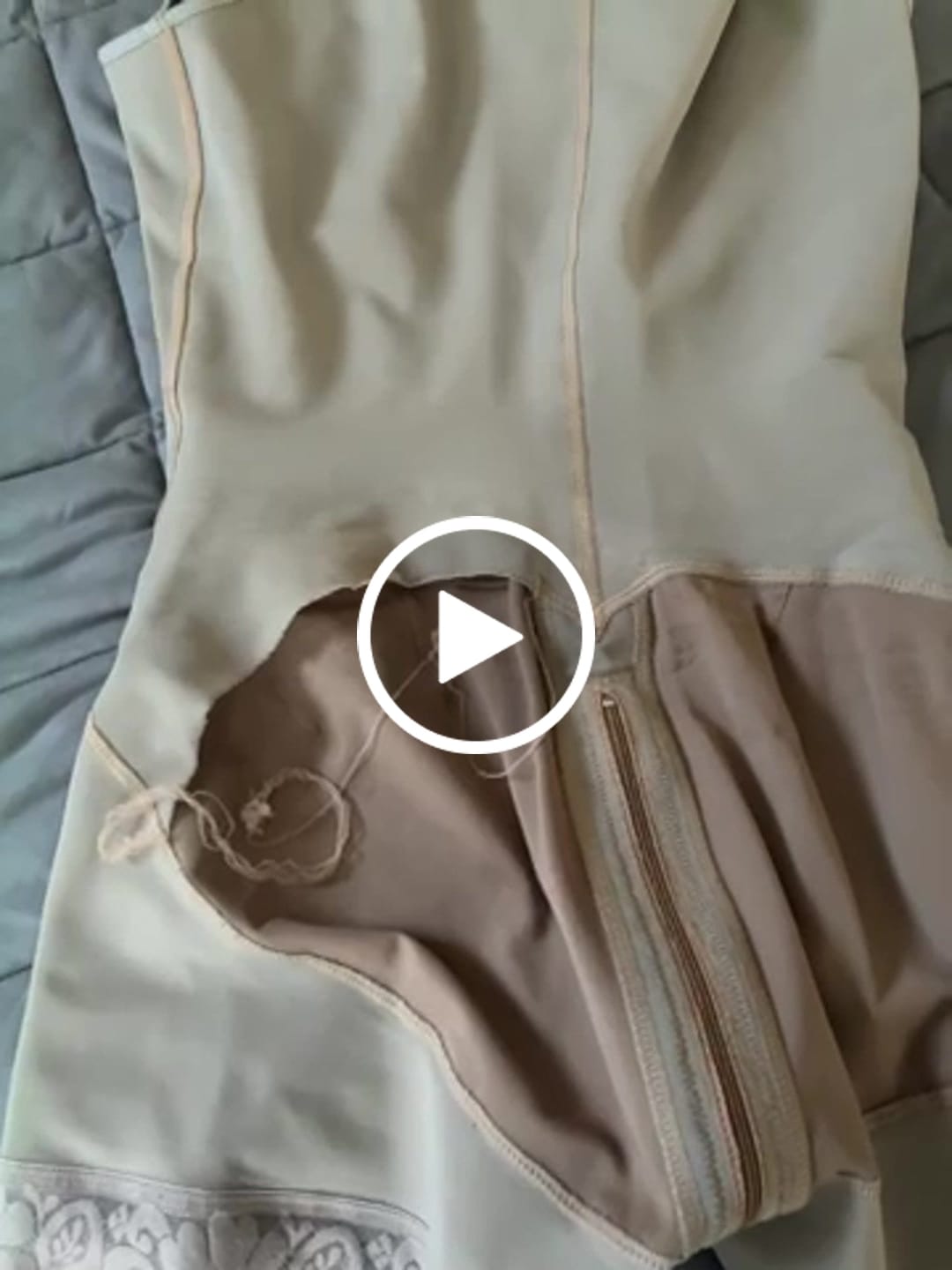 Customer video review of Strapless Sculpting Faja with Hooks NS114