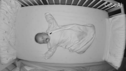 Customer photo review of All Season Long Sleeve Sleep Sack 1.0 TOG - Organic Cotton & Camel Wool - Navy Sky