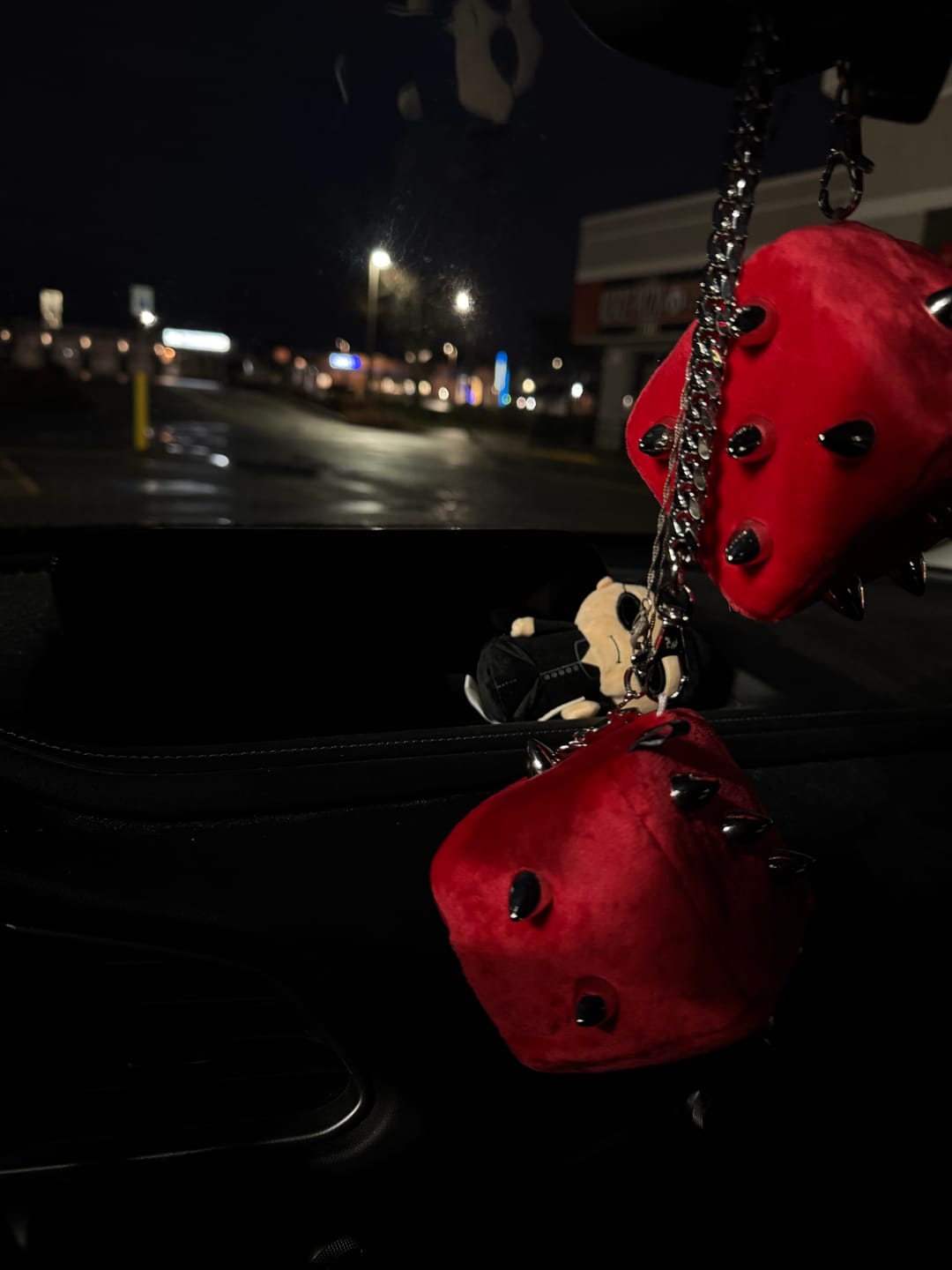 Customer photo review of SPIKE DICE PLUSHIE