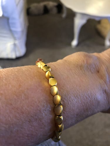 Customer photo review of Tibetan Bracelet of Fortune