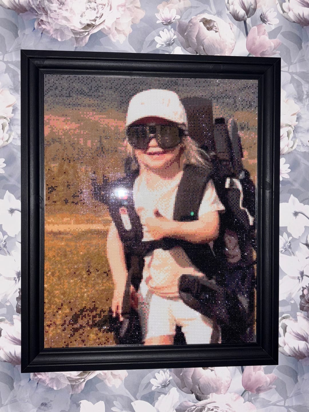 Customer photo review of Eget Foto Diamond Painting