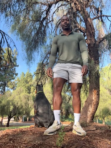 Customer photo review of Fitted Performance Quarter Zip