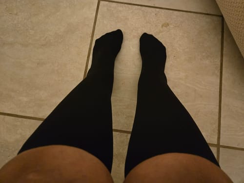 Customer photo review of MEDIAS DE COMPRESIÓN LUMILEGS CORE