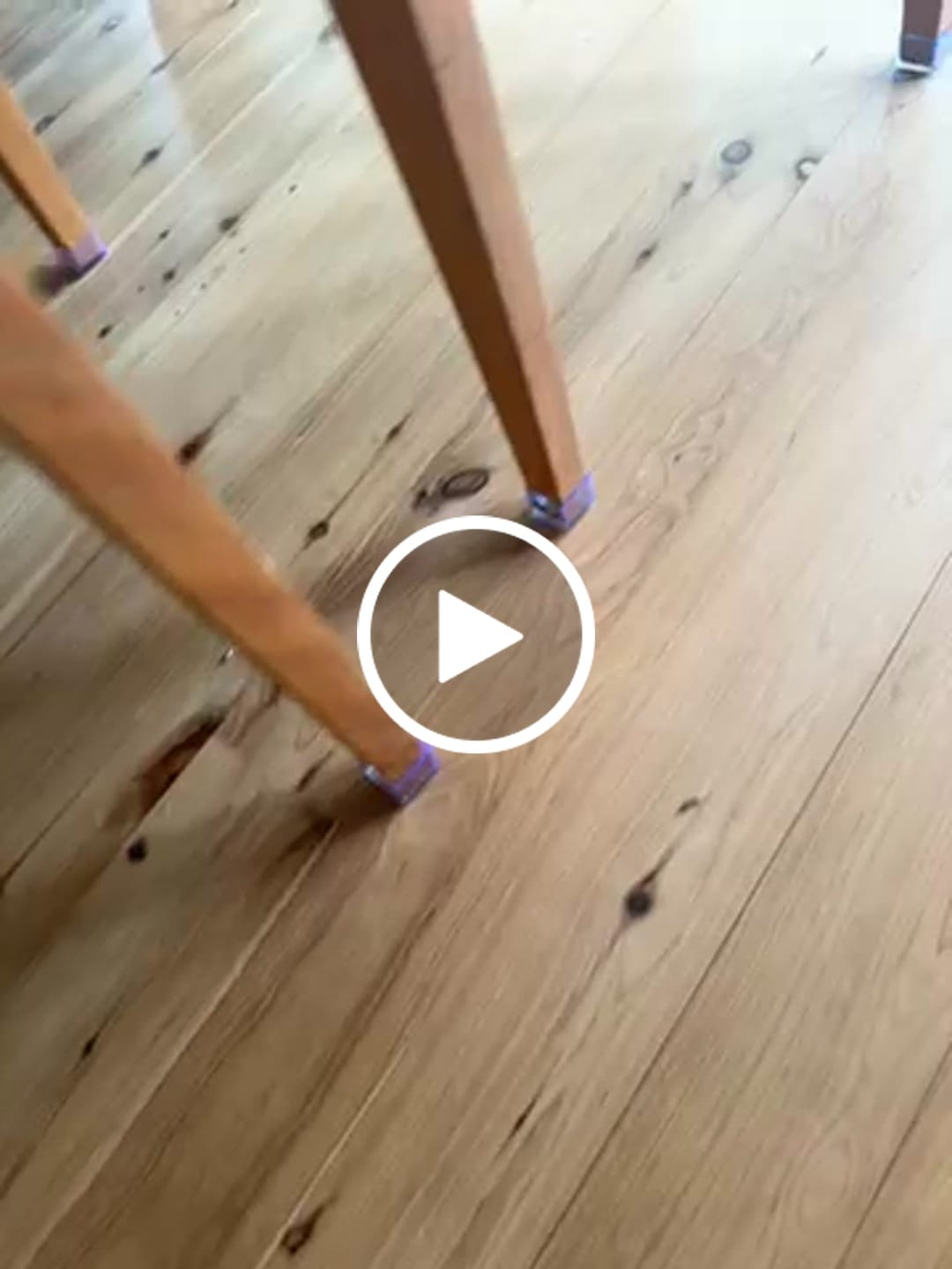 Customer video review of Square Felt Silicone Chair Leg Protectors | Extra-Durable Chair Floor Protectors