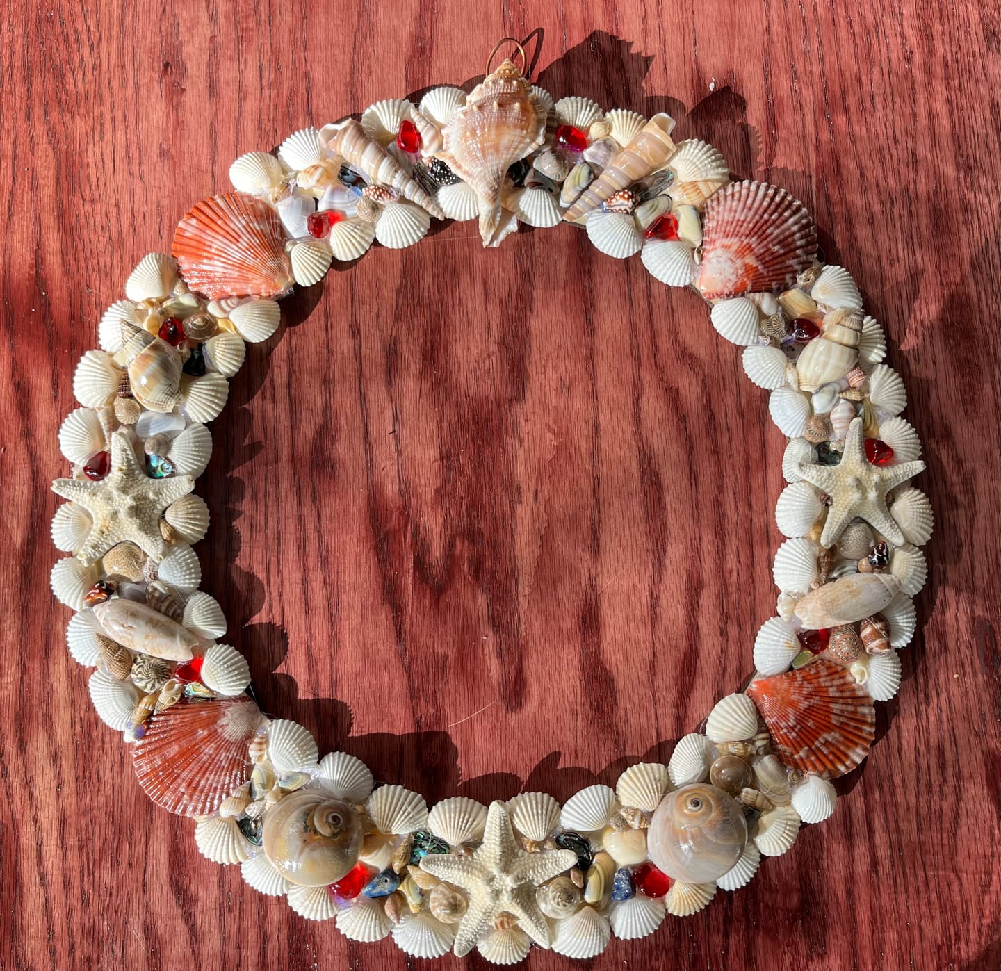 Customer photo review of Unfinished Wood Wreath Blank Shape | Craft Cutout | up to 46" DIY