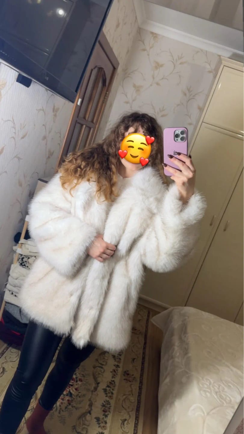 Customer photo review of Tilda Faux Fur Coat