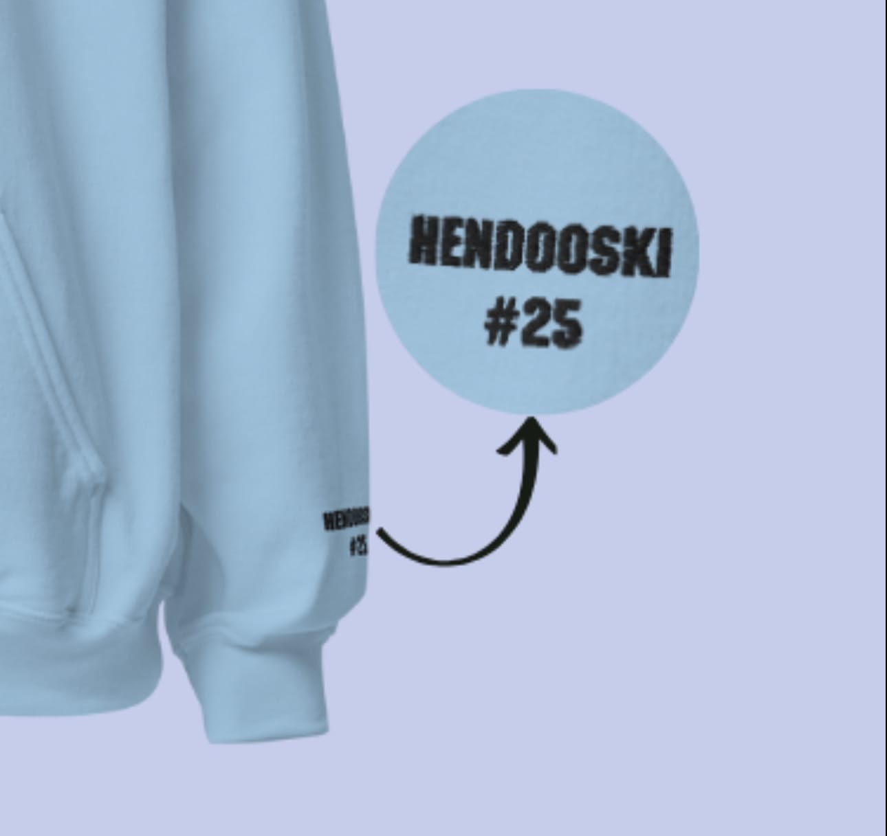 Customer photo review of Custom Sports Hoodie