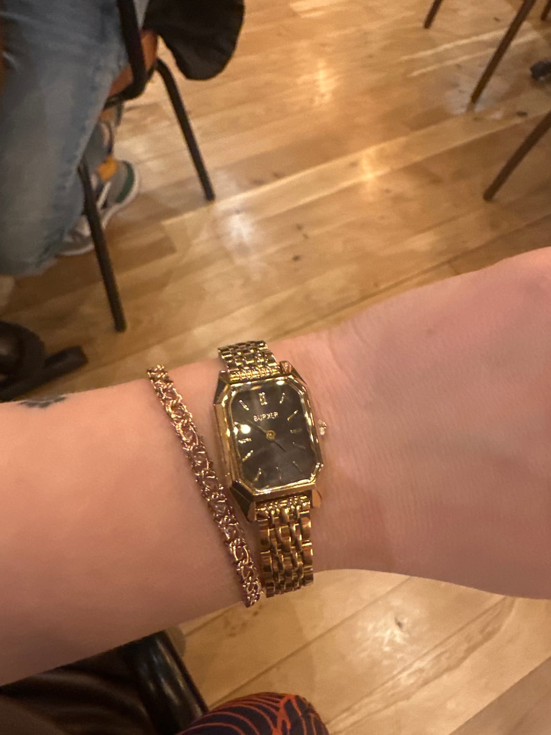 Customer photo review of Isabell Petite Gold Black