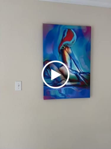 Customer video review of MOMENT OF ENERGY CANVAS