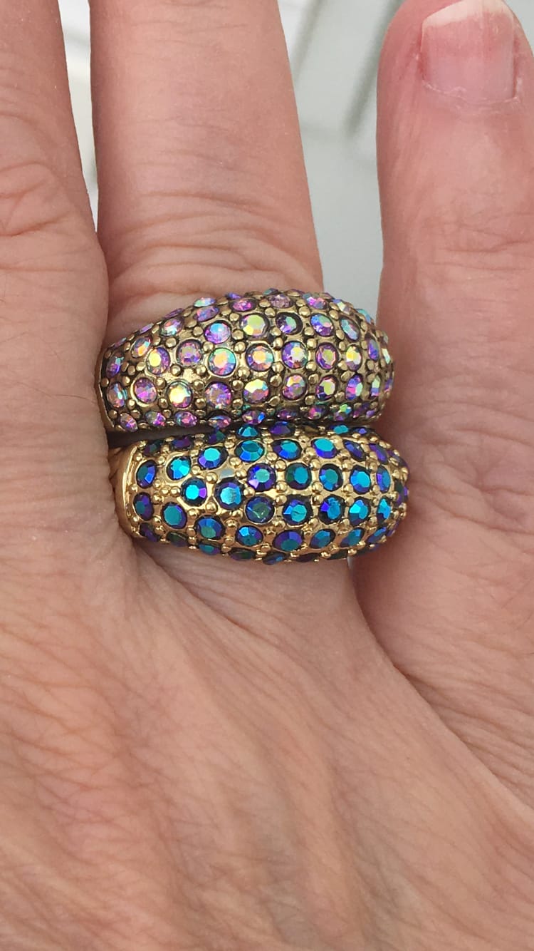Customer photo review of HEIDI DAUS®"Hugs From Heidi" Crystal Ring