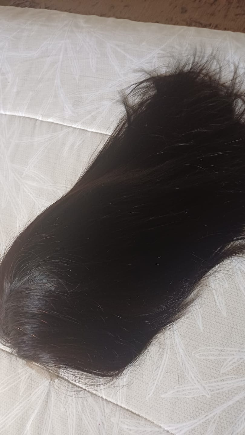 Customer photo review of Peruvian Straight Single Bundle 8 to 24 Inches