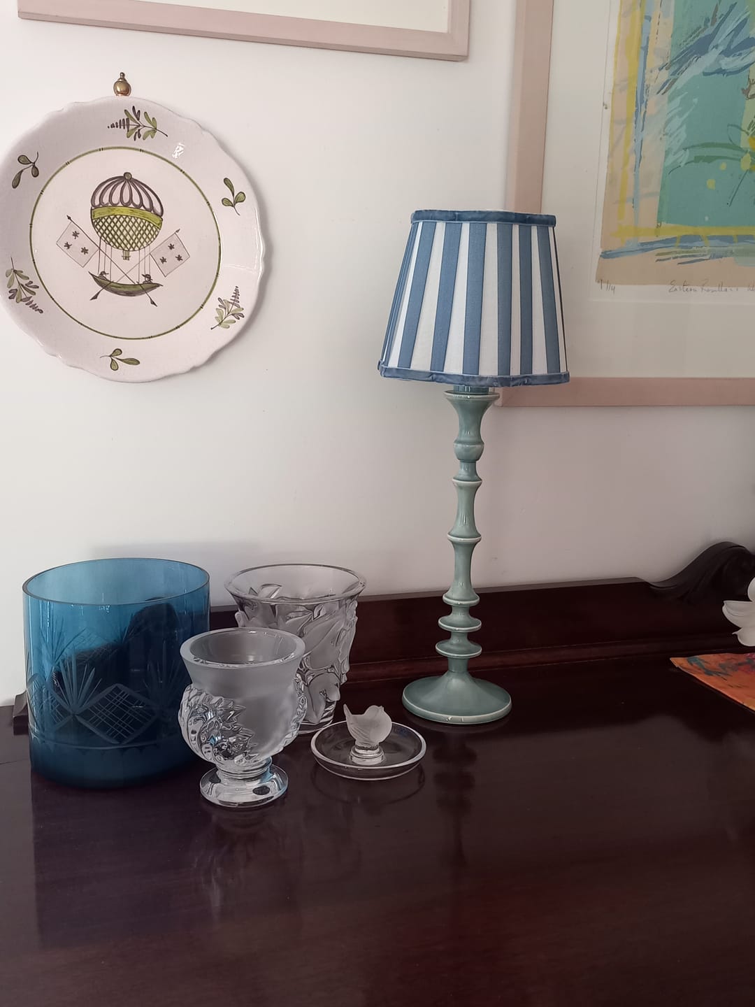 Customer photo review of Ocean Blue Lamp Base