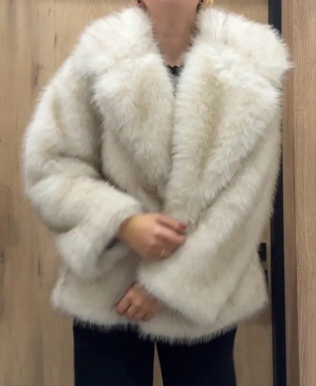 Customer photo review of Tilda Faux Fur Coat
