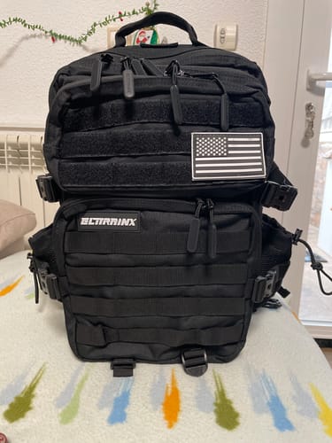 Customer photo review of Mochila Táctica 25L All in Negro