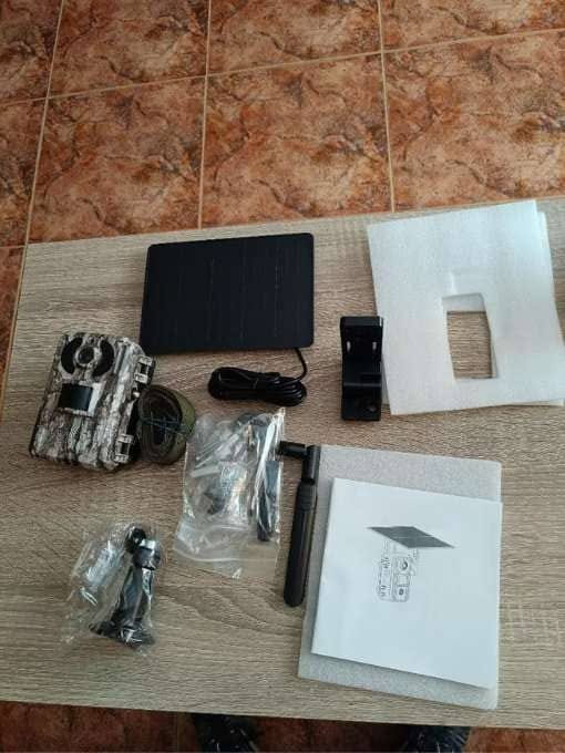 Customer photo review of Caméra De Chasse 4G + Panneau solaire + Application Mobile