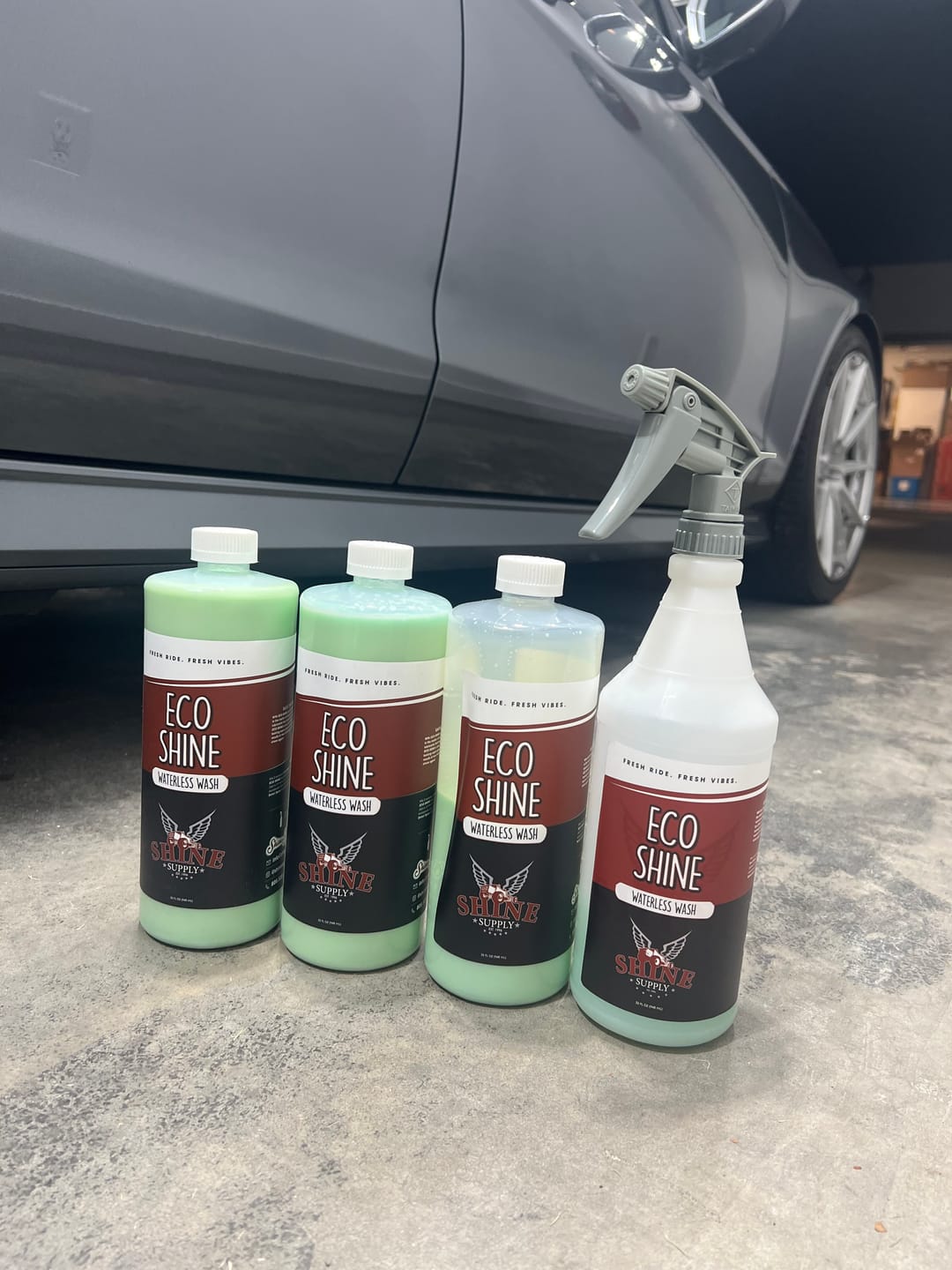 Customer photo review of Eco Shine Waterless/Rinseless Wash - Gallon