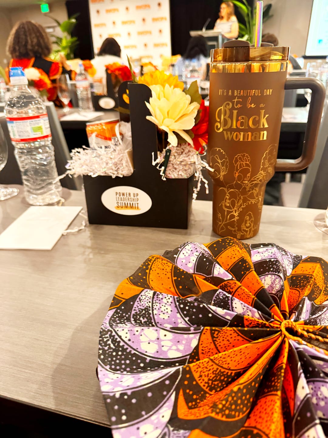 Customer photo review of Brown Sugar (4th Anniversary) 40oz Insulated Tumbler – "It's a Beautiful Day to be a Black Woman"