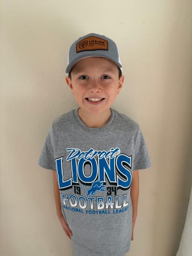 Customer photo review of Richardson 112 Genuine Leather Patch Hats Laser Engraved