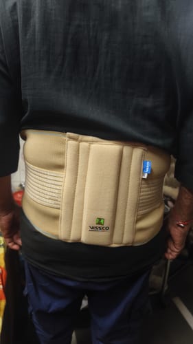 Customer photo review of Sacro Lumbar Belt (Mild Support) | Provides Support to Lower Back | Corrects Posture & Relieves Back Pain (Beige)