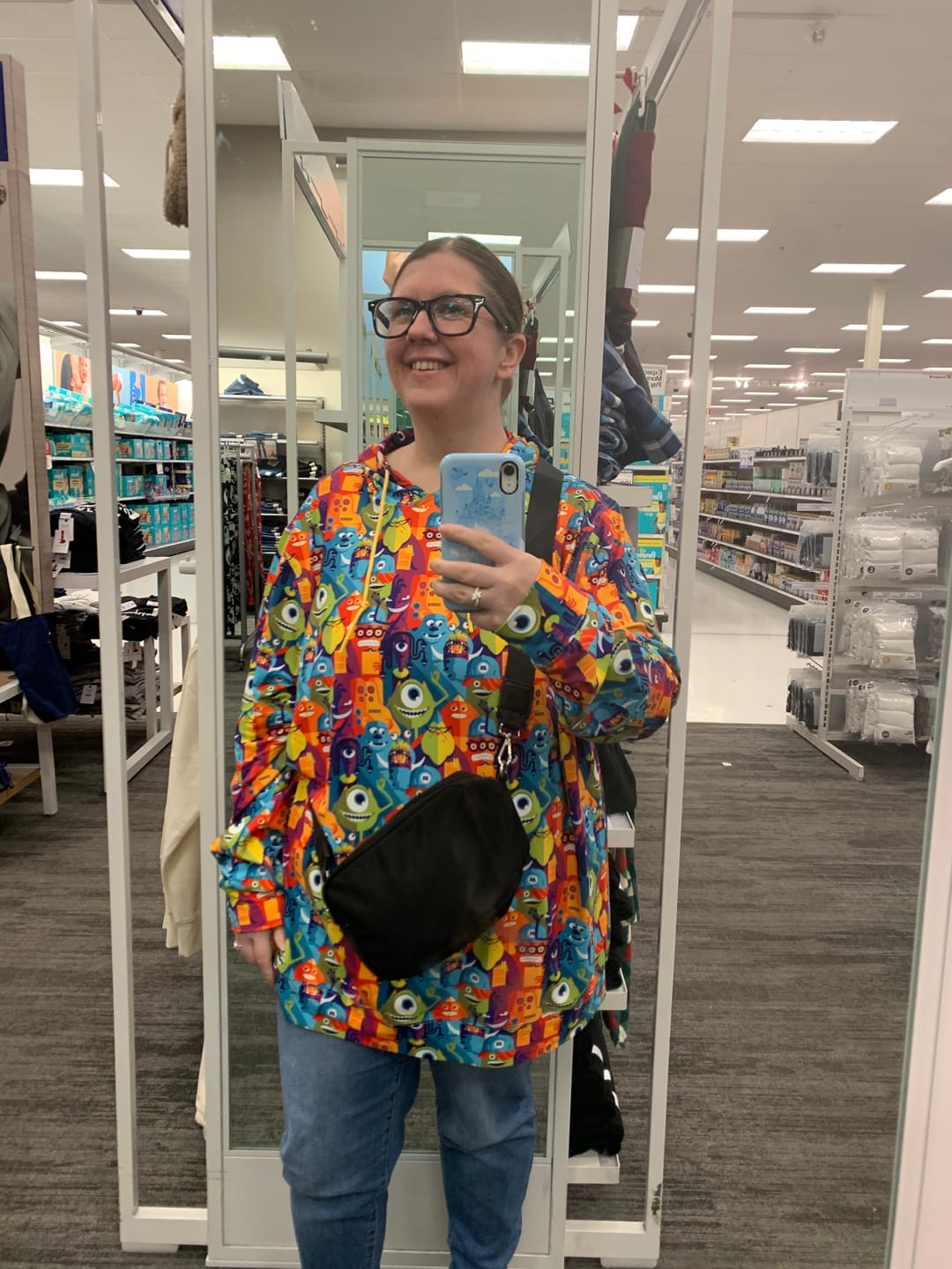 Customer photo review of Disney and Pixar Monsters, Inc. "The Scare Floor" – Performance Hoodie