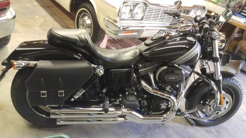 Customer photo review of H-D® Dyna Right Side Solo Bag - DR011