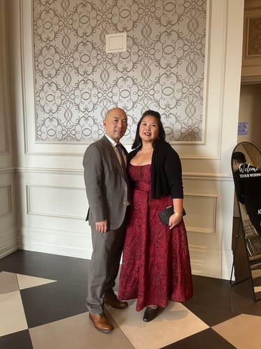 Jurist T. review of Adore A-Line Dress by Bariano - RENTAL image 1 out of 2