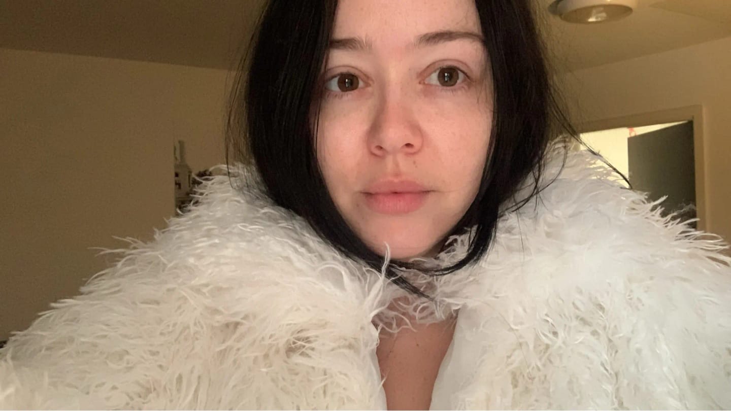 Customer photo review of Liza Fuzzy Faux Fur Coat