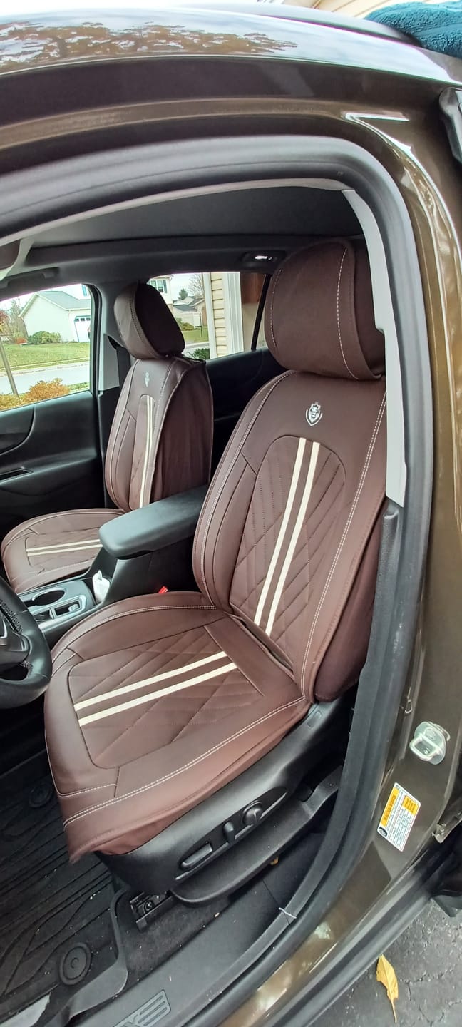 Customer photo review of Coffe Seat Cover