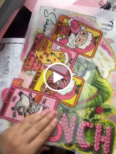 Customer video review of DTF Transfers Gangsheet Builder