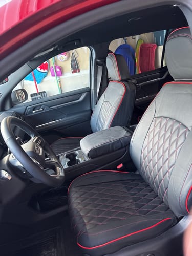 Customer photo review of Premium Custom-Fit Seat Covers