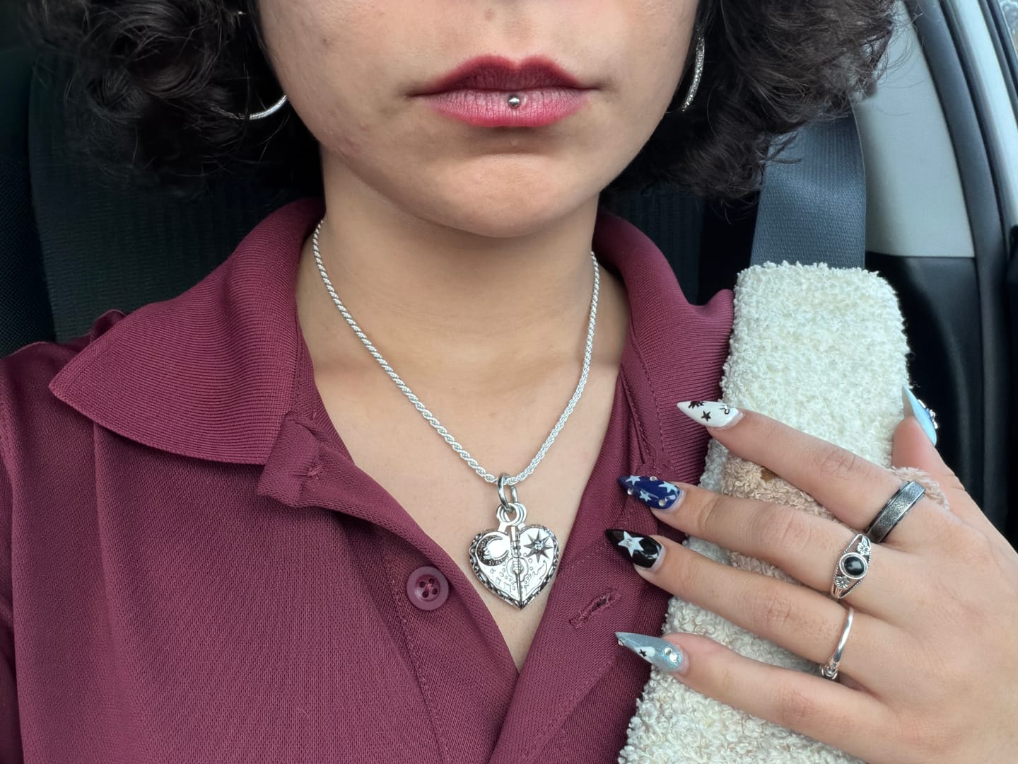 Customer photo review of 2.5MM STERLING SILVER ROPE CHAIN