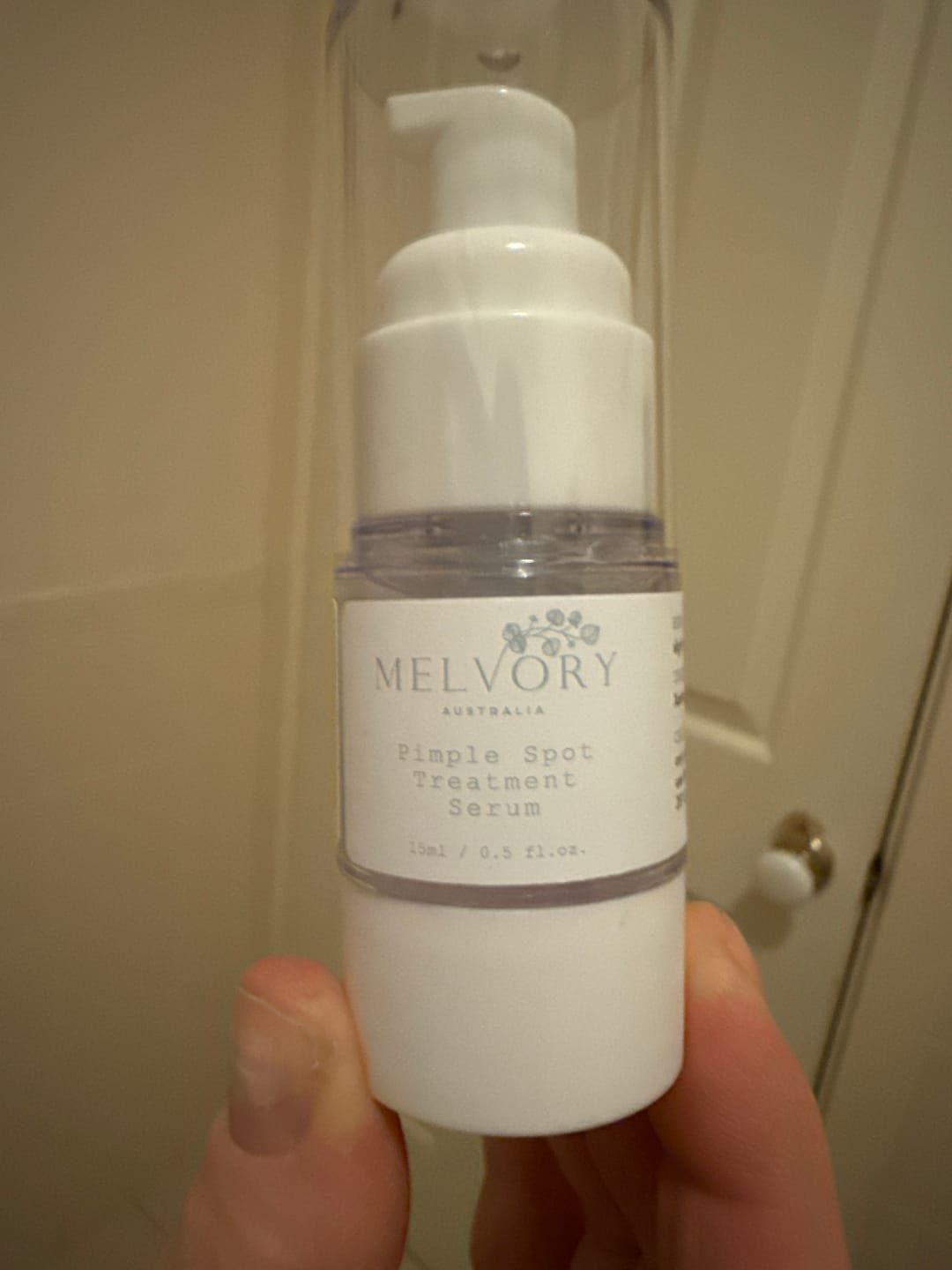 Customer photo review of Pimple Spot Treatment Serum
