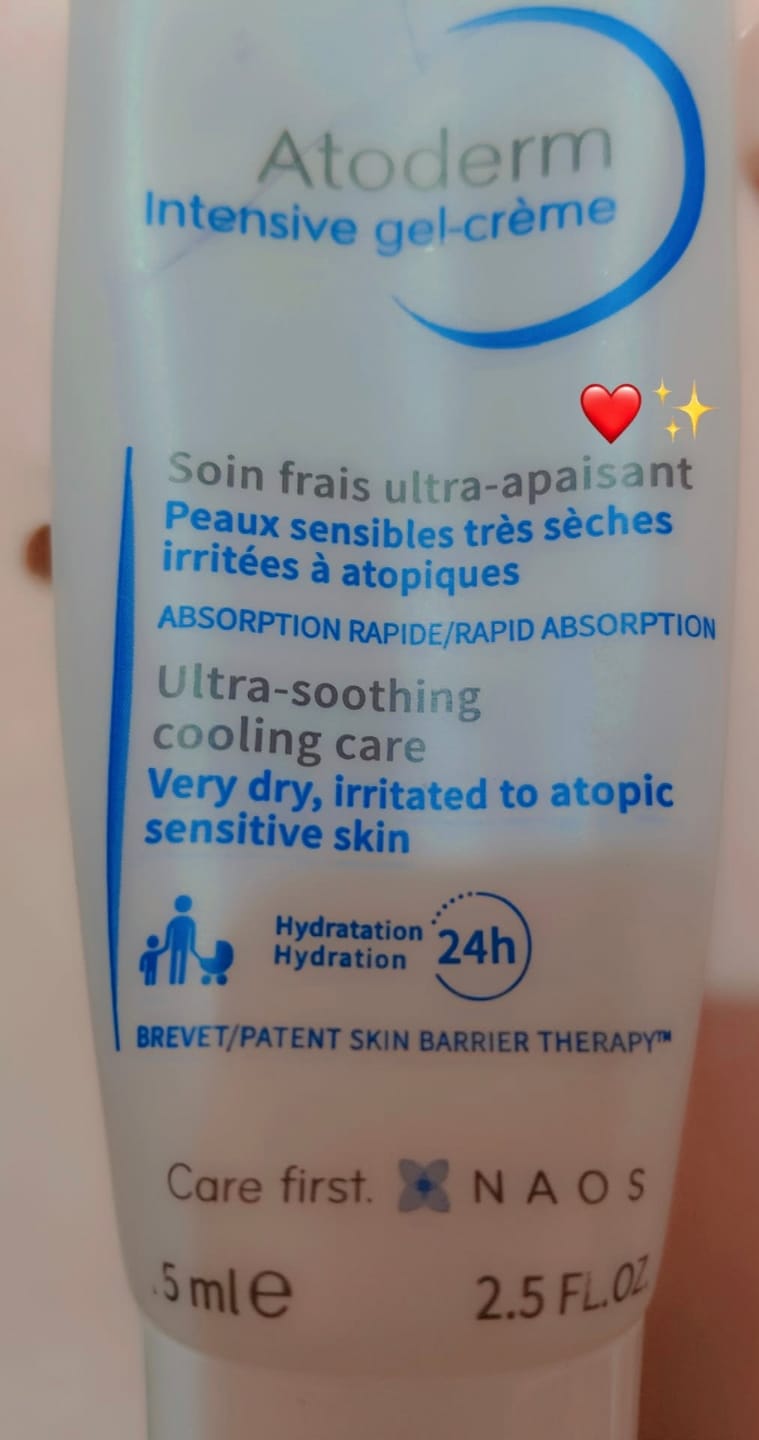 Customer photo review of Bioderma Atoderm Intensive Gel Creme