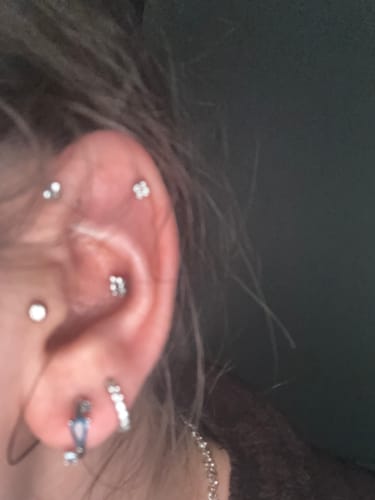 Customer photo review of Ethereal huggies silver/blue