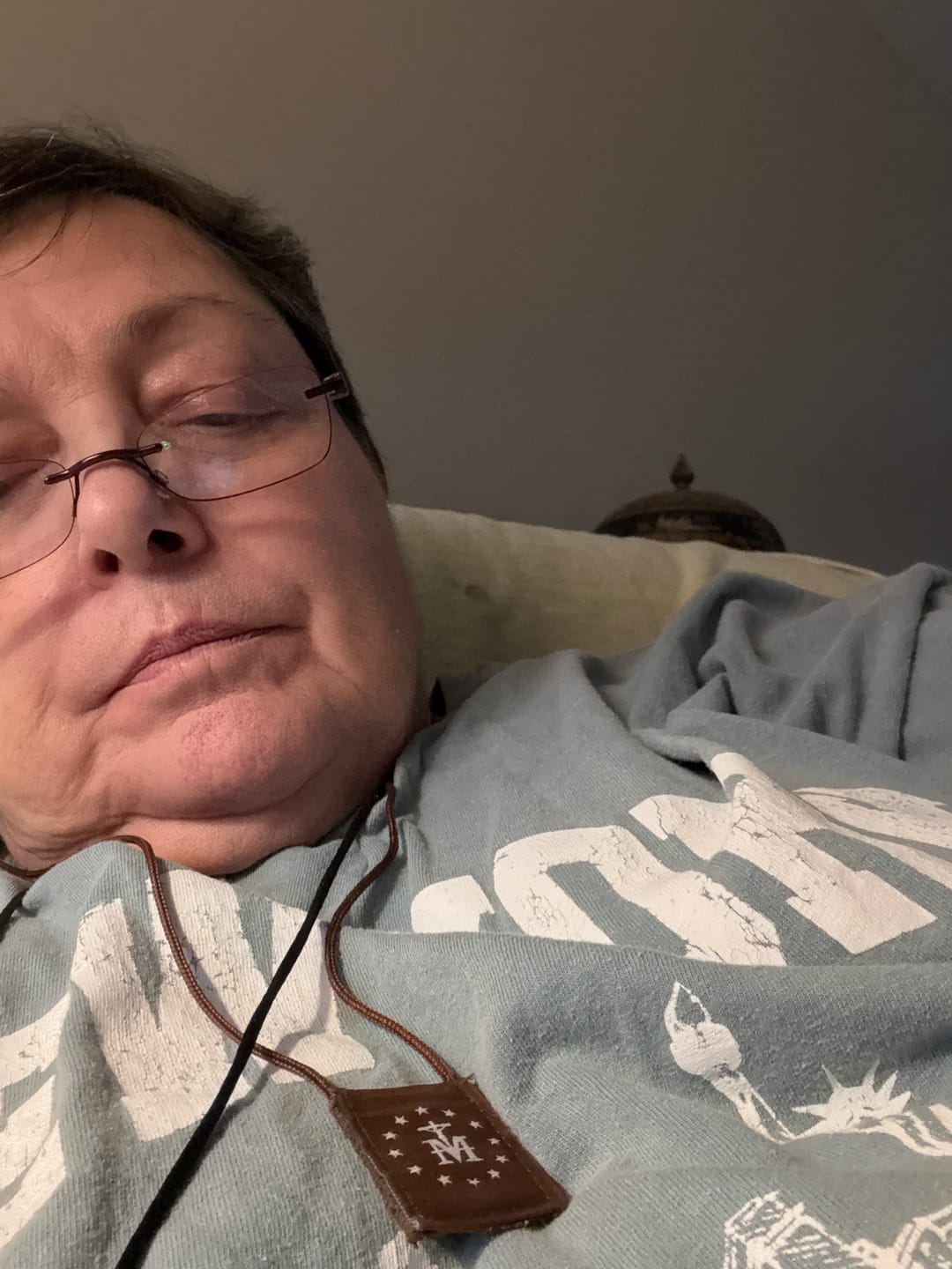 Customer photo review of OLMC Crown of Stars | Our Lady of Mt. Carmel Premium Brown Scapular