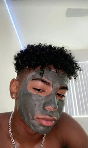Customer photo review of Hair resurrection Mineral Clay Mask –  Deep Skin Detox