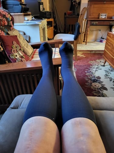 Customer photo review of MEDIAS DE COMPRESIÓN LUMILEGS CORE