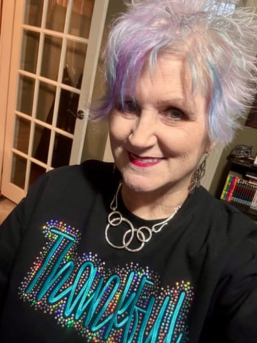 Customer photo review of Custom Team Name  Embroidered & Bling Sweatshirt