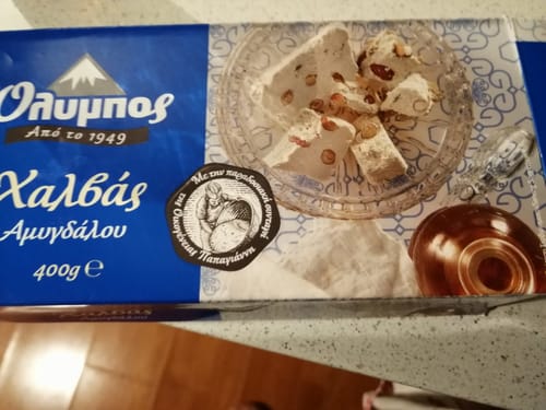 Customer photo review of Halvas with almonds - 400g