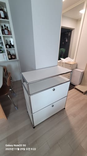 USM Haller 1x3 모듈 하이보드 설치 사례 리뷰 이미지