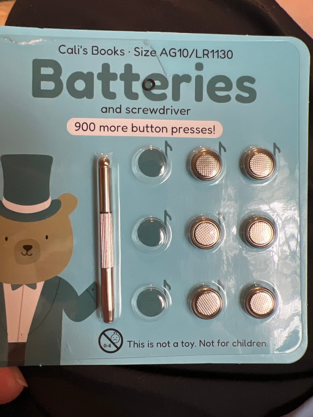 Customer photo review of AG10 Battery Replacement Kit