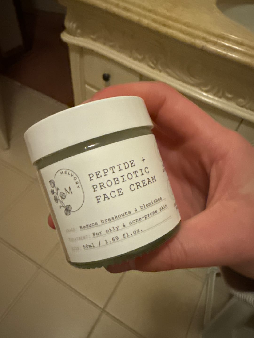 Customer photo review of Pimple Spot Treatment Serum